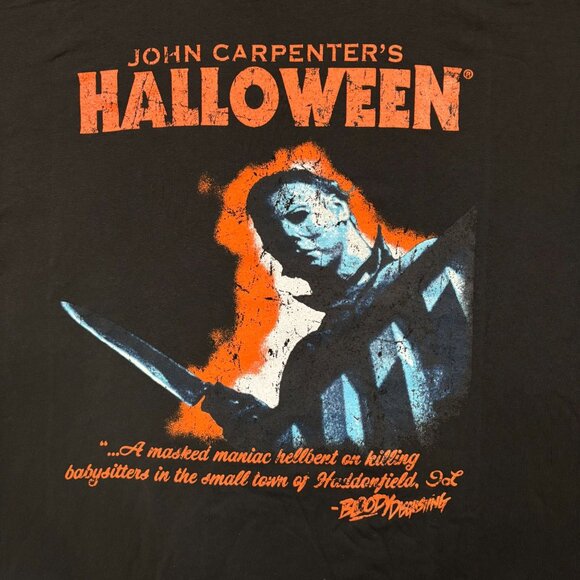 Halloween Michael Myers x Bloody Disgusting Glow In The Dark Tshirt size XL - Picture 2 of 4